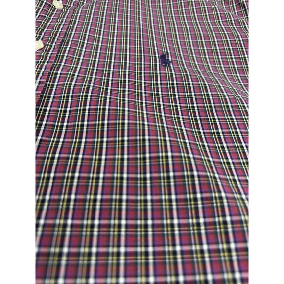 Ralph Lauren Button Up Shirt Adult XXL Multicolored‎ Plaid Long Sleeve Mens - Picture 5 of 9